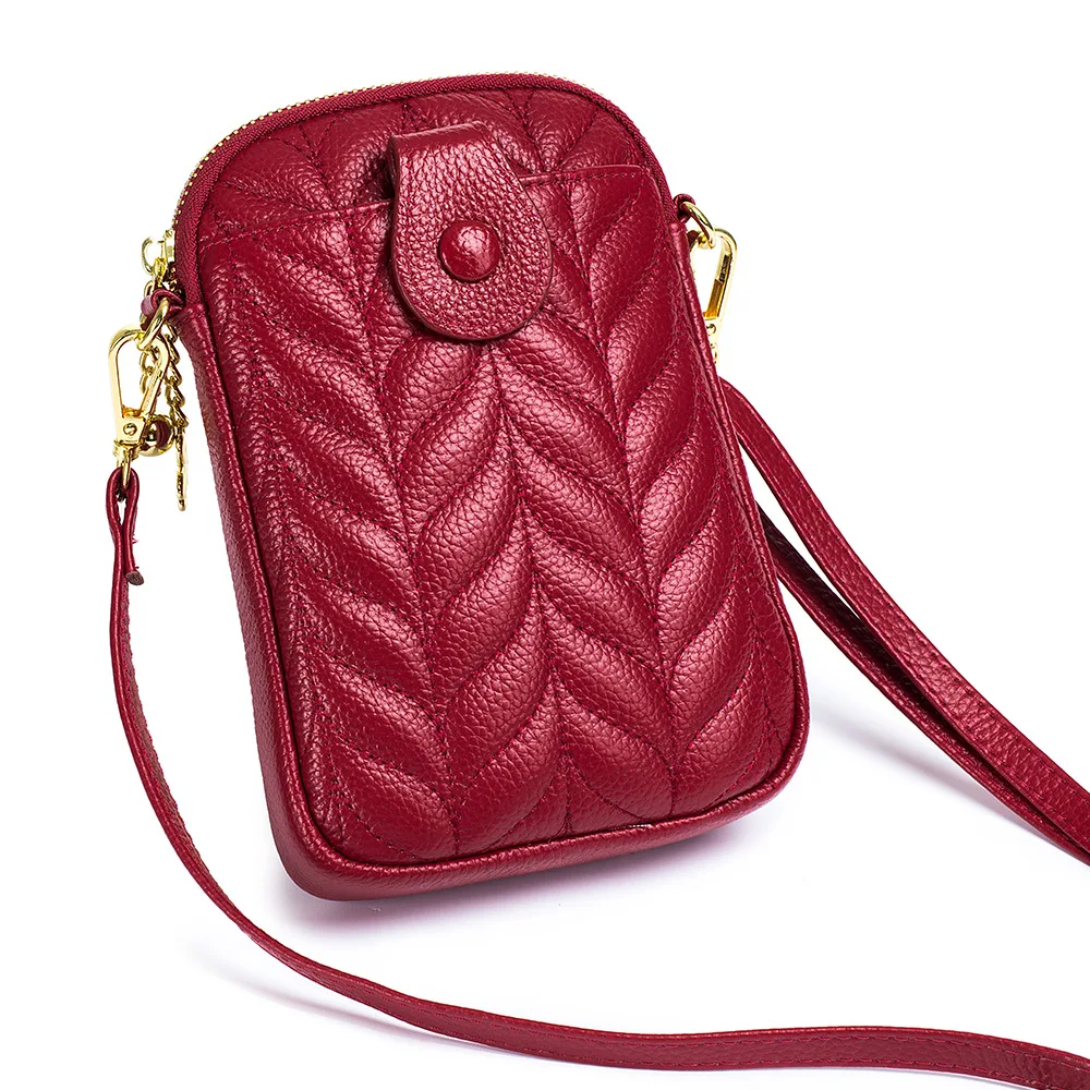 Fashion Genuine Leather Handbag Female High Quality Zipper Women Shoulder Crossbody Bag Luxury Bags Solid Color Phone Wallet
Fashion Genuine Leather Handbag Female High Quality Zipper Women Shoulder Crossbody Bag Luxury Bags Solid Color Phone Wallet