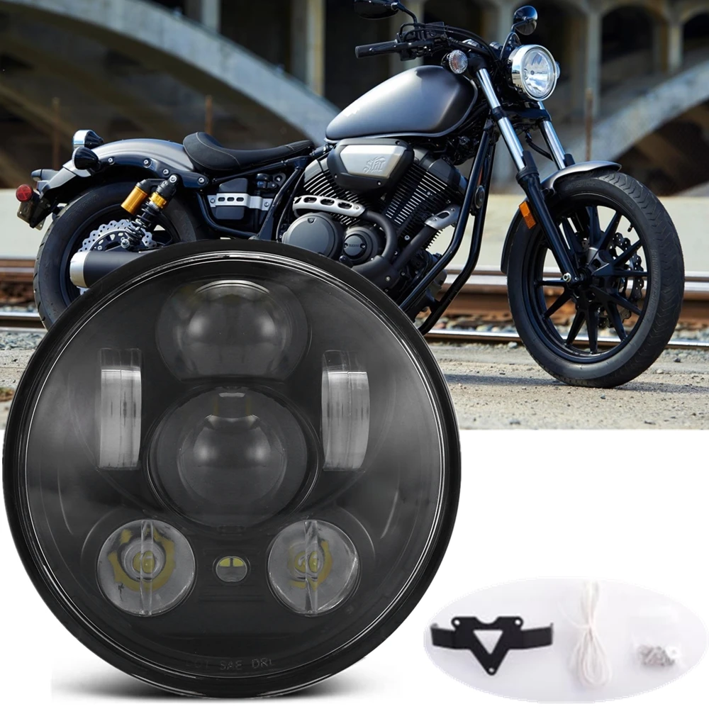 50W 5.75" Round Motorcycle Refit DRL Headlight for Yamaha Bolt 14-18 Raider 08-16
50W 5.75" Round Motorcycle Refit DRL Headlight for Yamaha Bolt 14-18 Raider 08-16