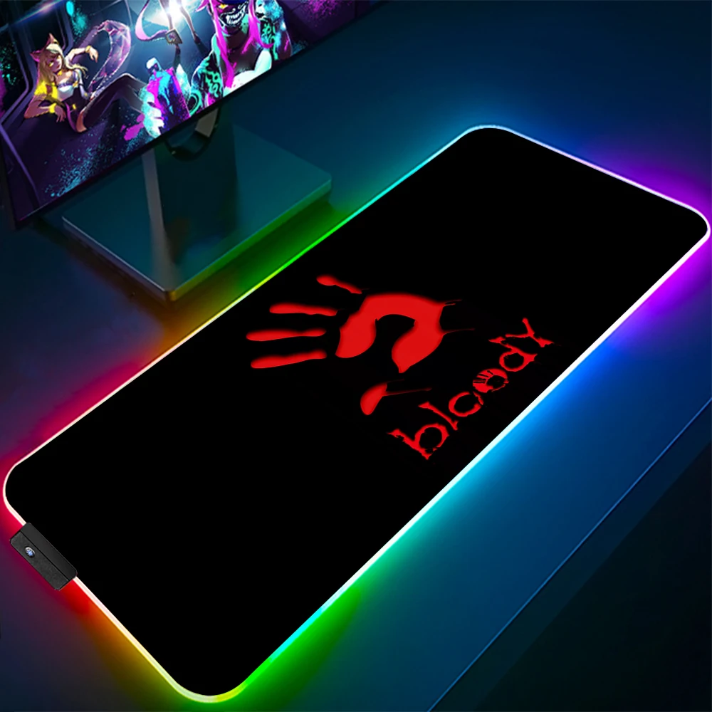 Anime Bloody RGB Gaming Large Mouse Pad Gamer Led Computer Mousepad with Backlight Carpet For keyboard Desk Mat Red Mousepad
Anime Bloody RGB Gaming Large Mouse Pad Gamer Led Computer Mousepad with Backlight Carpet For keyboard Desk Mat Red Mousepad