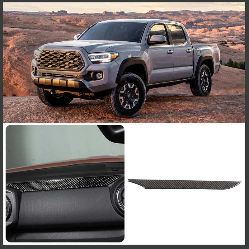 Soft carbon fiber For Toyota Tacoma 2015-2020 car styling passenger dashboard decorative strip sticker car interior accessories
Soft carbon fiber For Toyota Tacoma 2015-2020 car styling passenger dashboard decorative strip sticker car interior accessories
