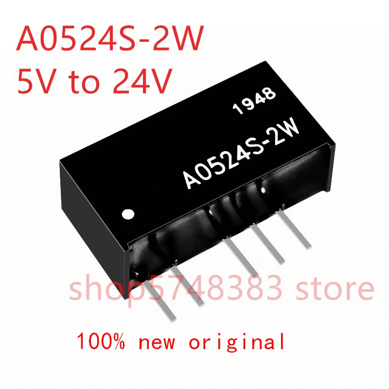 1PCS/LOT 100% new original A0524S-2W A0524S 2W A0524 5V to 24V isolation power supply
1PCS/LOT 100% new original A0524S-2W A0524S 2W A0524 5V to 24V isolation power supply