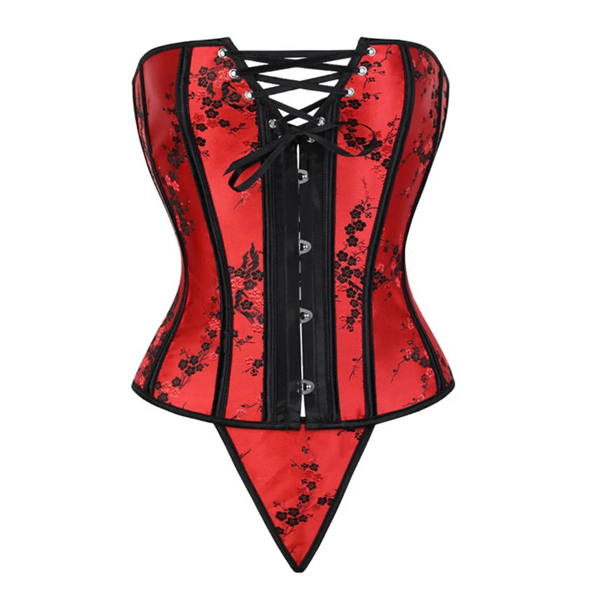 Court Corset Red Sexy Corset Waist Deep V Tights Lace Up Front Buckle Body Shaping Clothes Women's Top Clothing Accessories
Court Corset Red Sexy Corset Waist Deep V Tights Lace Up Front Buckle Body Shaping Clothes Women's Top Clothing Accessories