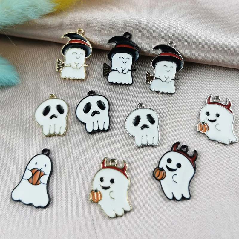 ApeUr 10Pcs Enamel Halloween Oil Drop Charms Pumpkin Ghost Broom Alloy Enamel Pendant Jewelry Making Accessories
ApeUr 10Pcs Enamel Halloween Oil Drop Charms Pumpkin Ghost Broom Alloy Enamel Pendant Jewelry Making Accessories