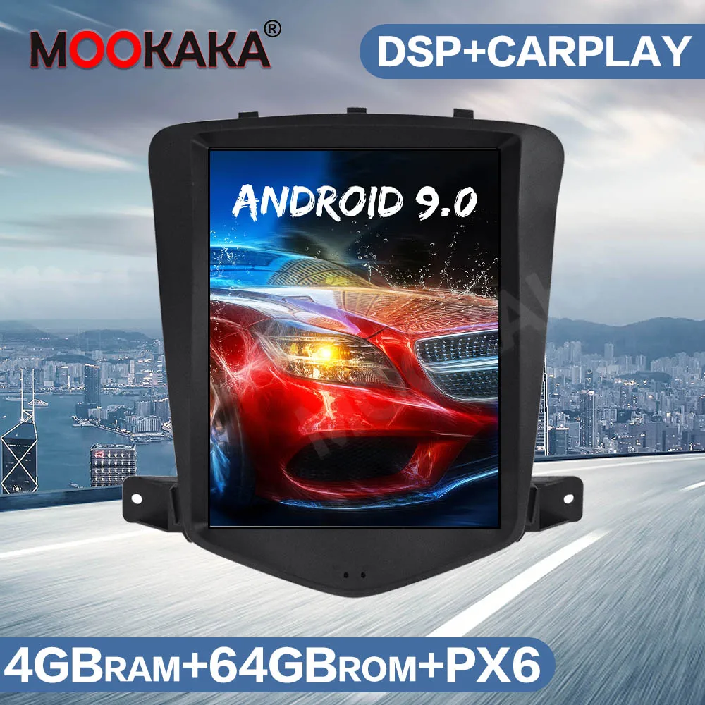 Для Chevrolet CRUZE 2008-2012 Tesla Style Andriod 9 PX6 автомобильный радиоприемник с навигацией GPS Автомобильный мультимедийный плеер стерео головное устройство Carplay
Для Chevrolet CRUZE 2008-2012 Tesla Style Andriod 9 PX6 автомобильный радиоприемник с навигацией GPS Автомобильный мультимедийный плеер стерео головное устройство Carplay