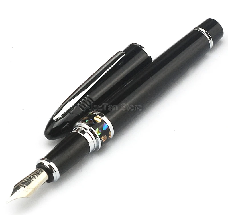 Duke Exquisite Fountain Pen 911 Big Shark Shape Black Pattern Nib Full Metal Iridium Medium Nib Business For Writing Gift Pen
Duke Exquisite Fountain Pen 911 Big Shark Shape Black Pattern Nib Full Metal Iridium Medium Nib Business For Writing Gift Pen