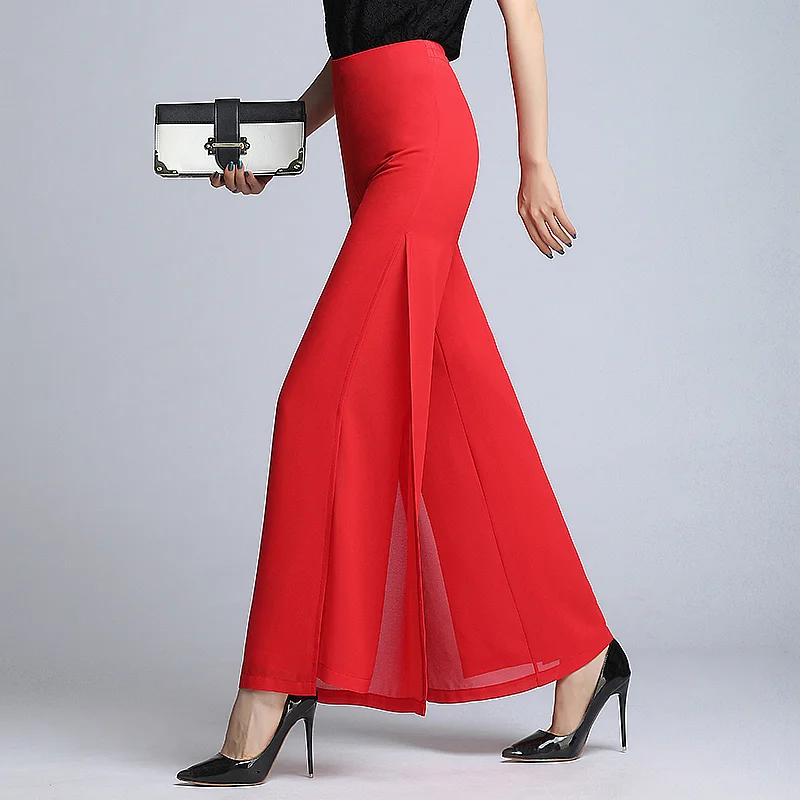 Wide Leg Pants Dance Pant High Quality Solid Chiffon Latin dance Long Pants Women Dance Trousers Cross Pants Casual
Wide Leg Pants Dance Pant High Quality Solid Chiffon Latin dance Long Pants Women Dance Trousers Cross Pants Casual