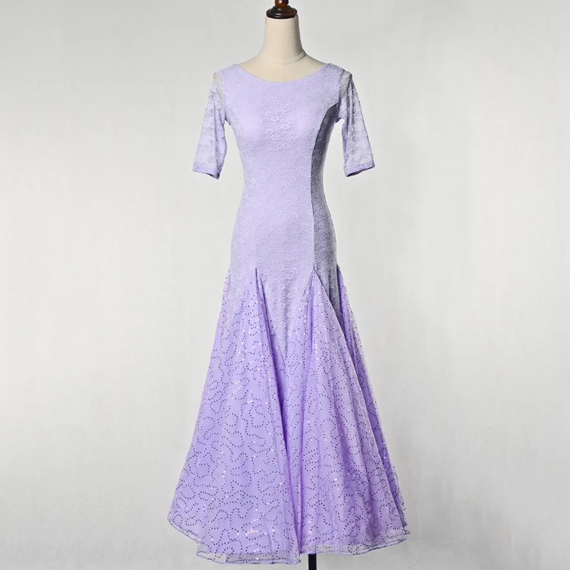 Lace Ballroom Dance Dress Women Backless Stage Costume Waltz Dance Wear Purple Modern Dancing Outfit Mesh Tango Dress JL3499
Lace Ballroom Dance Dress Women Backless Stage Costume Waltz Dance Wear Purple Modern Dancing Outfit Mesh Tango Dress JL3499