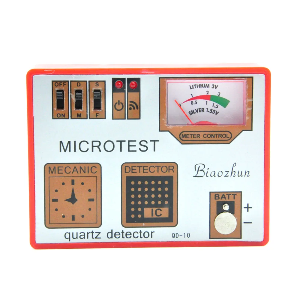 RP-QD10 Multi-Functions Quartz Watch Movement Test Tool,Watch Battery Test Checking Tools for watchmakers
RP-QD10 Multi-Functions Quartz Watch Movement Test Tool,Watch Battery Test Checking Tools for watchmakers