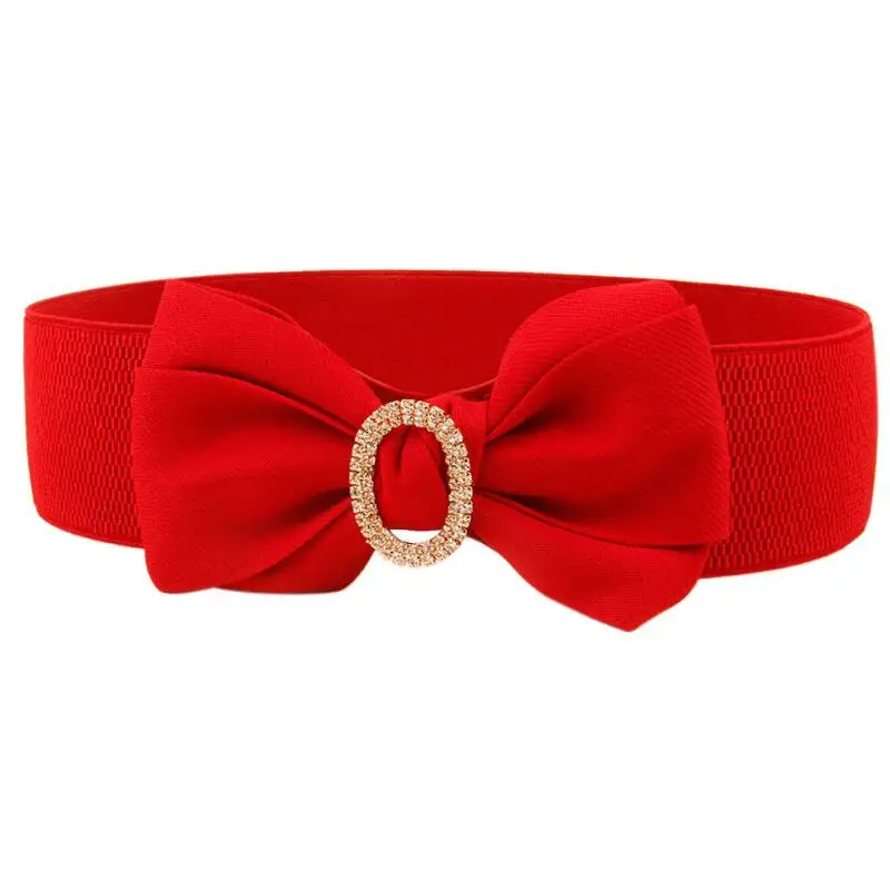 New Fashion Metal Diamond Bowknot Elastic Waist Belt Elegant Women Girdle Cinch Waistband Dress Coat Clothing Accessories
New Fashion Metal Diamond Bowknot Elastic Waist Belt Elegant Women Girdle Cinch Waistband Dress Coat Clothing Accessories