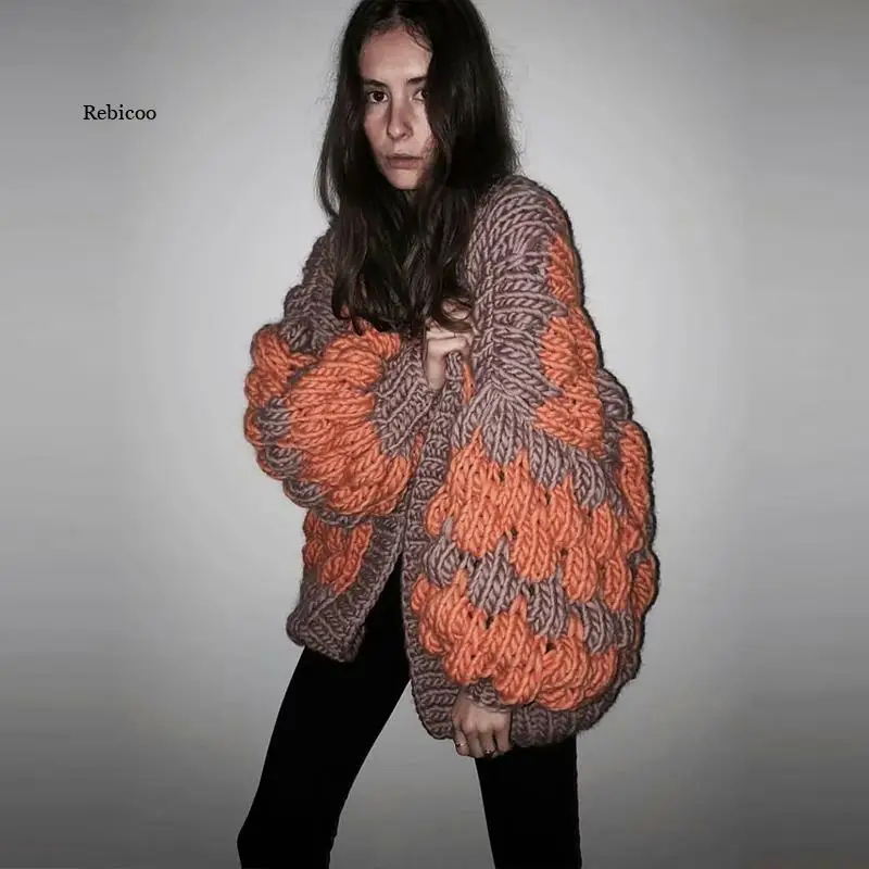 Pure manual mohair wave pattern coat high quality winter cardigans patchwork orange handmade coat sweaters pink
Pure manual mohair wave pattern coat high quality winter cardigans patchwork orange handmade coat sweaters pink
