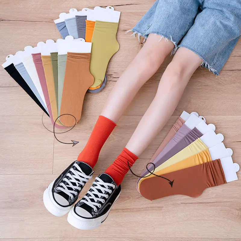23 color women's socks summer fashion ice silk solid color breathable comfortable socks cute candy color socks
23 color women's socks summer fashion ice silk solid color breathable comfortable socks cute candy color socks