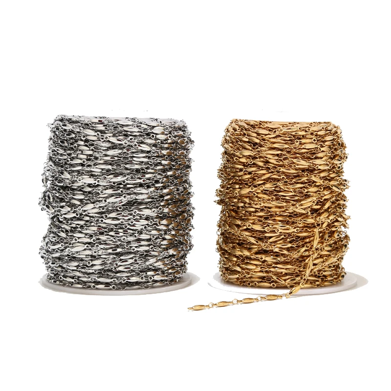 1m/2m/5m Stainless Steel 10*2mm Gold Tone Oval Link Chain Cable Chains for DIY Jewelry Making Findings Necklaces Bracelets
1m/2m/5m Stainless Steel 10*2mm Gold Tone Oval Link Chain Cable Chains for DIY Jewelry Making Findings Necklaces Bracelets