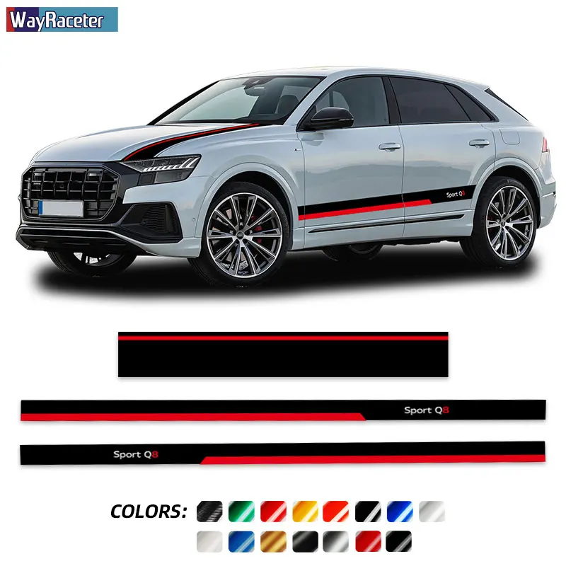 Racing Sport Car Hood Decal Door Side Stripes Skirt Sticker For Audi Q8 2019 2020 2021 2022 Accessories
Racing Sport Car Hood Decal Door Side Stripes Skirt Sticker For Audi Q8 2019 2020 2021 2022 Accessories