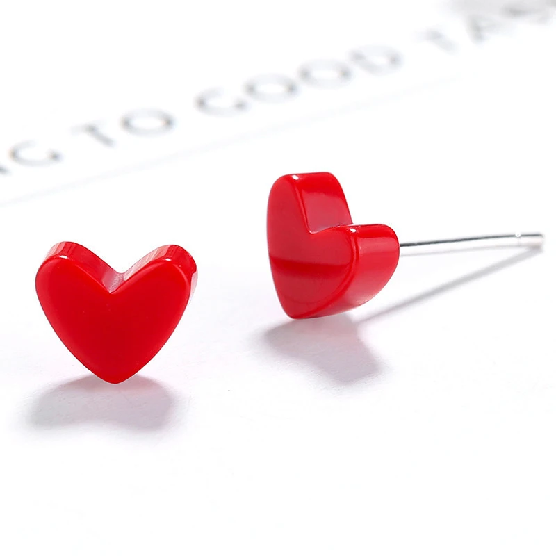 8*8mm Heart Earrings for Women 925 Silver Jewelry Stud Earrings Wedding Party Engagement Bridal Promise Gift Ornaments Wholesale
8*8mm Heart Earrings for Women 925 Silver Jewelry Stud Earrings Wedding Party Engagement Bridal Promise Gift Ornaments Wholesale