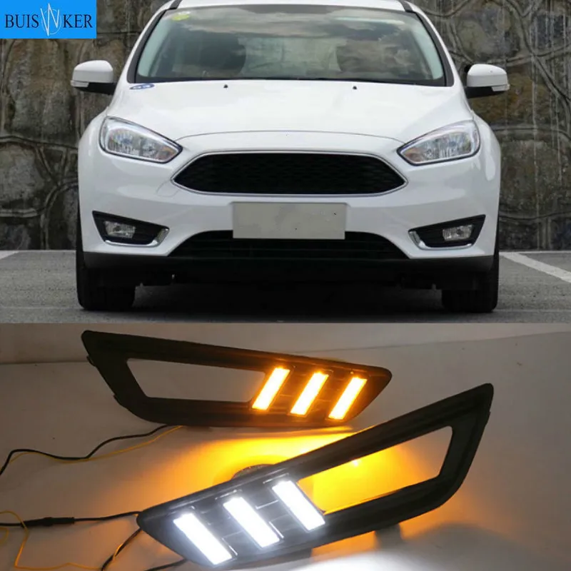 2PCS LED Daytime Running Light For Ford Focus 3 MK3 2015 2016 2017 2018 Yellow Turn Signal Function Waterproof 12V Car DRL Lamp
2PCS LED Daytime Running Light For Ford Focus 3 MK3 2015 2016 2017 2018 Yellow Turn Signal Function Waterproof 12V Car DRL Lamp