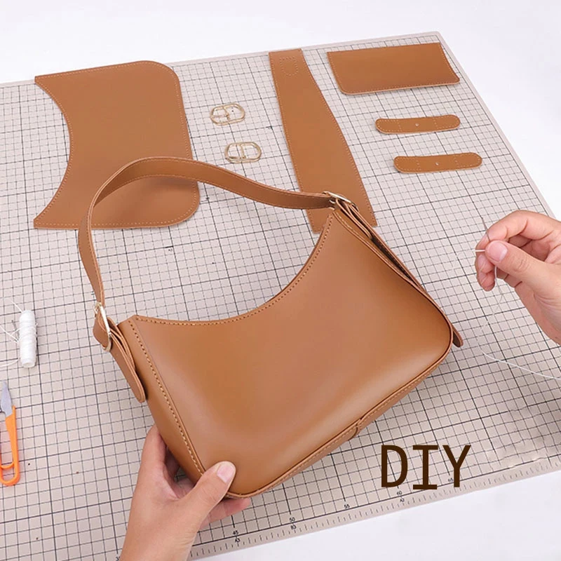 Custom DIY Soft Hobo Bag Leather Hand Stitched Handbags Female Leisure Shoulder Bags Fashion Purses Vintage Tote Bag Accessories
Custom DIY Soft Hobo Bag Leather Hand Stitched Handbags Female Leisure Shoulder Bags Fashion Purses Vintage Tote Bag Accessories