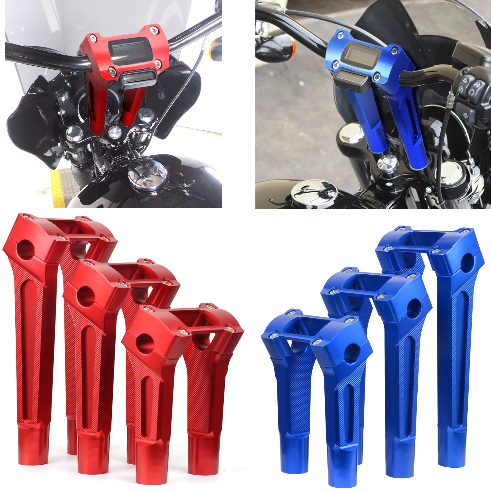 Straight Motorcycle Handlebar Riser Clamp for Honda Yamaha Suzuki Kawasaki BMW Ducati Benelli Aprilia Triumph
Straight Motorcycle Handlebar Riser Clamp for Honda Yamaha Suzuki Kawasaki BMW Ducati Benelli Aprilia Triumph