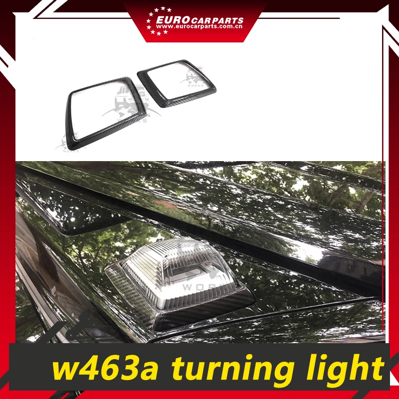 W463A Turning Light Cover for G-class W463A 2018-2019 Year G63 Carbon Fiber Signal Light Cover
W463A Turning Light Cover for G-class W463A 2018-2019 Year G63 Carbon Fiber Signal Light Cover