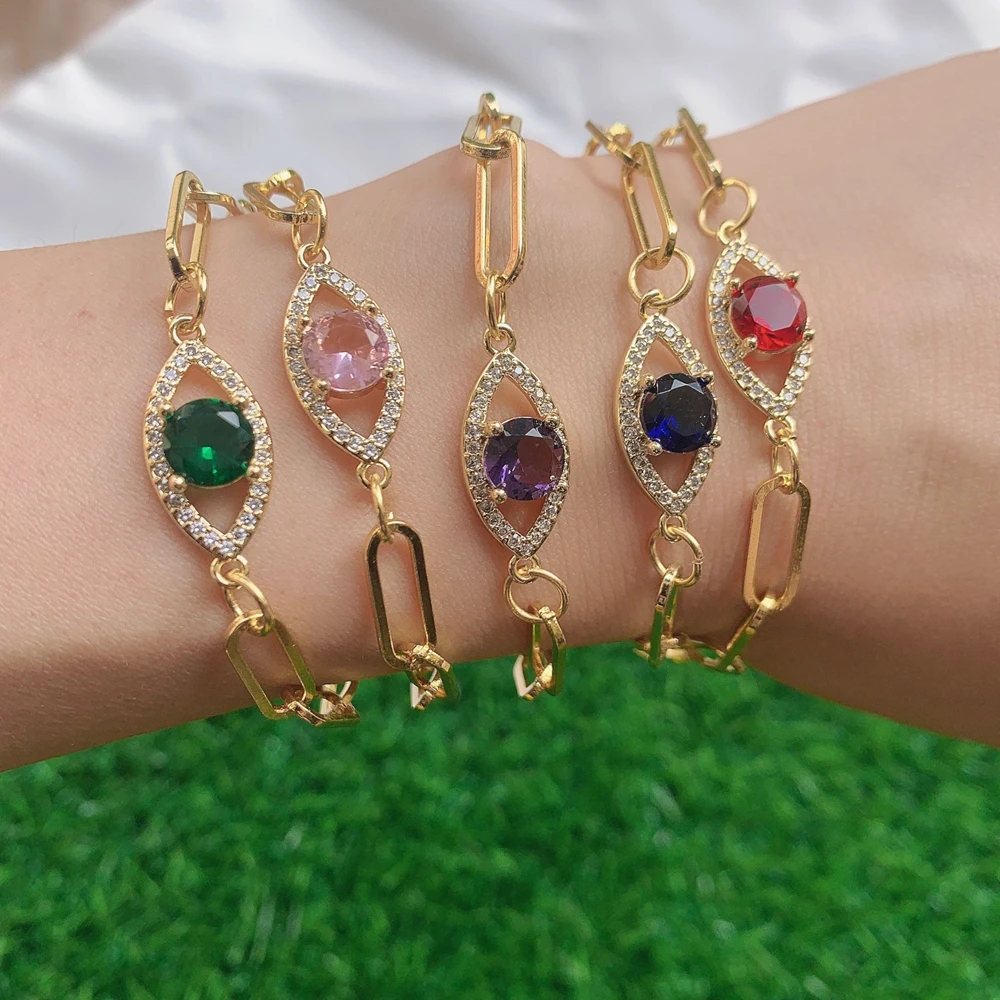 10PCS, Eye Pin Chain Adjustable Bracelet Copper Cubic Zirconia For Women Girls Charm Statement Jewelry Gift
10PCS, Eye Pin Chain Adjustable Bracelet Copper Cubic Zirconia For Women Girls Charm Statement Jewelry Gift