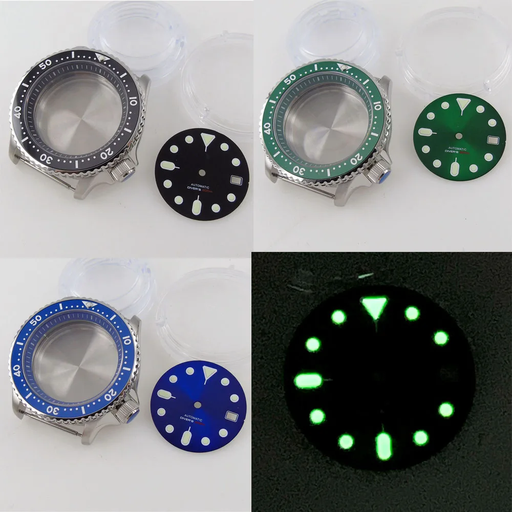 Wristwatch Replacement 41mm Watch Case Luminous Dial For NH35 N3H6 SKX007 Automatic Movement 200m Waterproof Sapphire Glass
Wristwatch Replacement 41mm Watch Case Luminous Dial For NH35 N3H6 SKX007 Automatic Movement 200m Waterproof Sapphire Glass