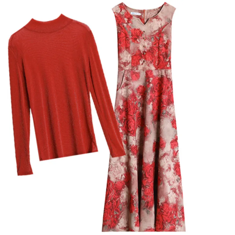 Fashion Printed Dress 2022 Korean Early Spring New Waist Waist Thin Collar Long Dress
Fashion Printed Dress 2022 Korean Early Spring New Waist Waist Thin Collar Long Dress