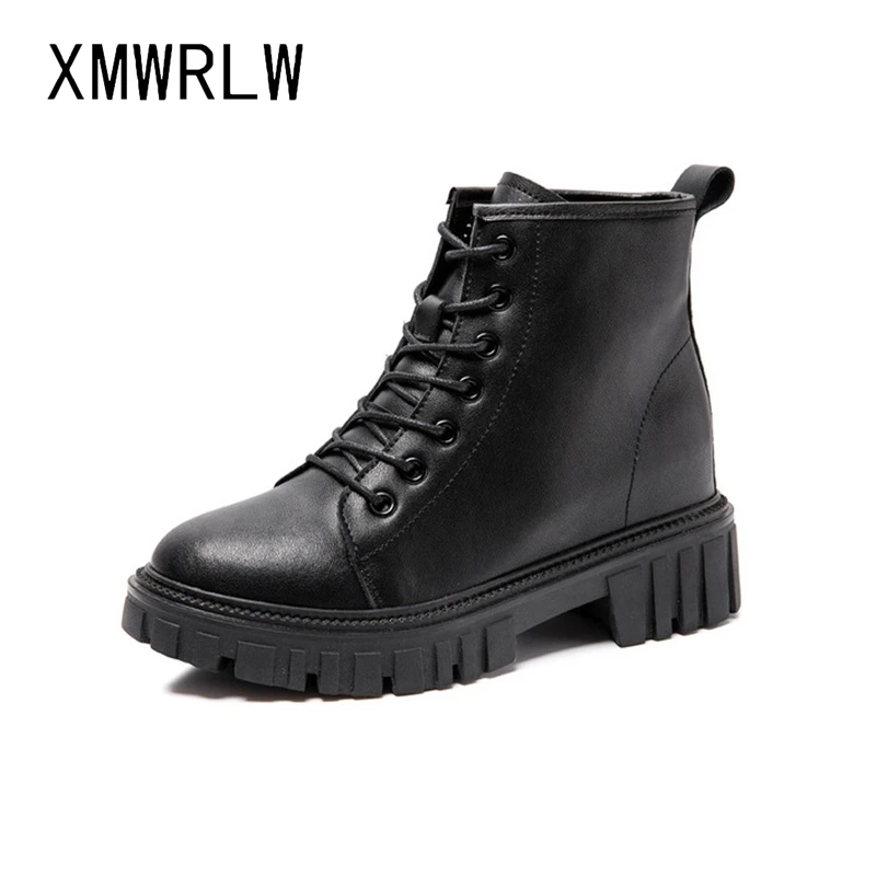 XMWRLW Women Autumn Winter Genuine Leather Ankle Boots Hidden Heel Casual Shoes Ladies Ankle Boots Short Plush Warm Winter Boot
XMWRLW Women Autumn Winter Genuine Leather Ankle Boots Hidden Heel Casual Shoes Ladies Ankle Boots Short Plush Warm Winter Boot
