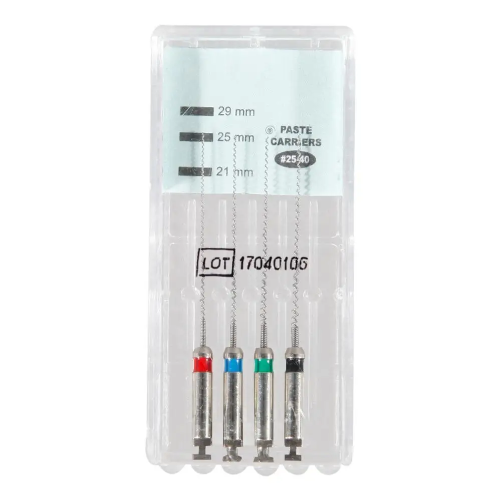1/5/10/20 Packs Dental Endodontics Rotary Paste Carriers Spiral Filler 25mm Engine Use Assorted Stainless Steel Material
1/5/10/20 Packs Dental Endodontics Rotary Paste Carriers Spiral Filler 25mm Engine Use Assorted Stainless Steel Material