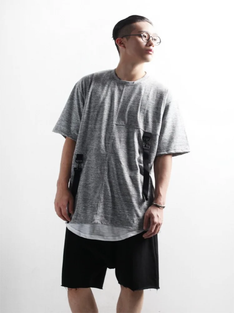 Men's Short Sleeve T-Shirt Summer New Korean Style Classic Simple Ribbon Decoration Leisure Loose Sport Large Size Half Sleeve
Men's Short Sleeve T-Shirt Summer New Korean Style Classic Simple Ribbon Decoration Leisure Loose Sport Large Size Half Sleeve