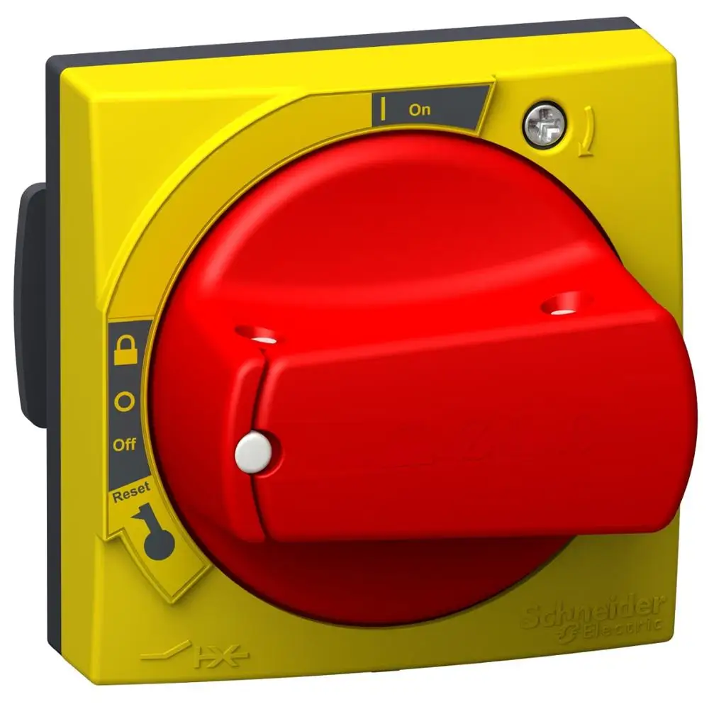 Circuit Breaker Control Accessory Universal Rotating Handle Knob (for Tesys G V2, tesys G V3 and Tesys U), IP65, Red GVAPR65
Circuit Breaker Control Accessory Universal Rotating Handle Knob (for Tesys G V2, tesys G V3 and Tesys U), IP65, Red GVAPR65