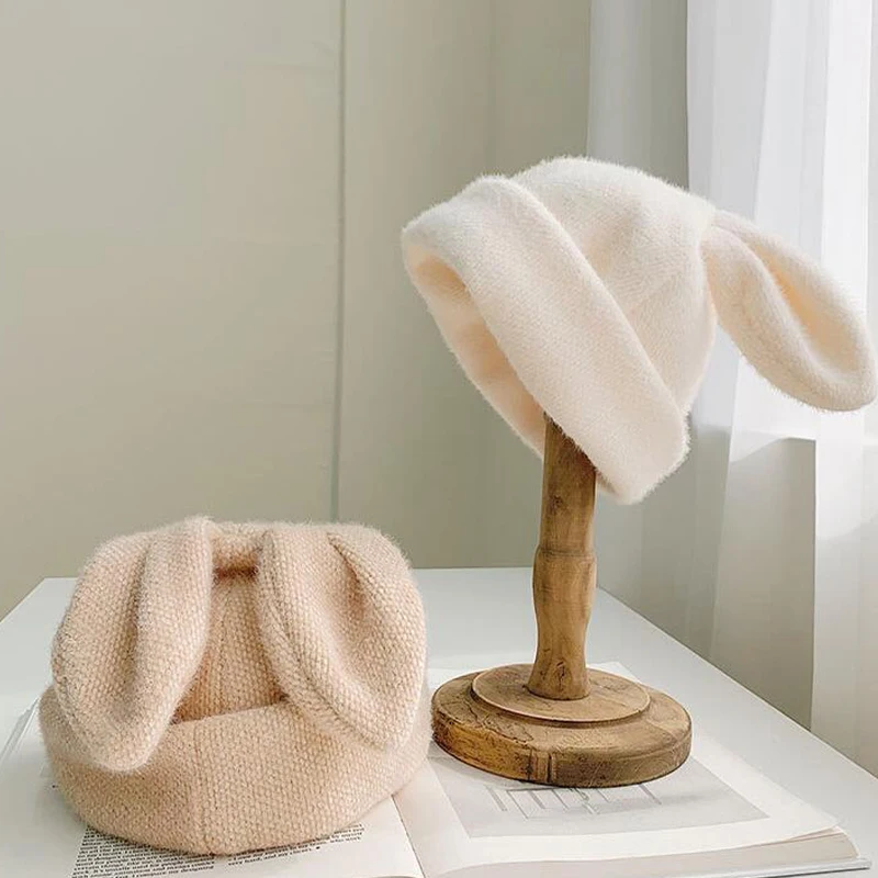 Winter Rabbit Ears Beanies Hats For Women Winter Warm Skullies Knitted Hats Girls Cute Long Rabbit Ear Caps
Winter Rabbit Ears Beanies Hats For Women Winter Warm Skullies Knitted Hats Girls Cute Long Rabbit Ear Caps