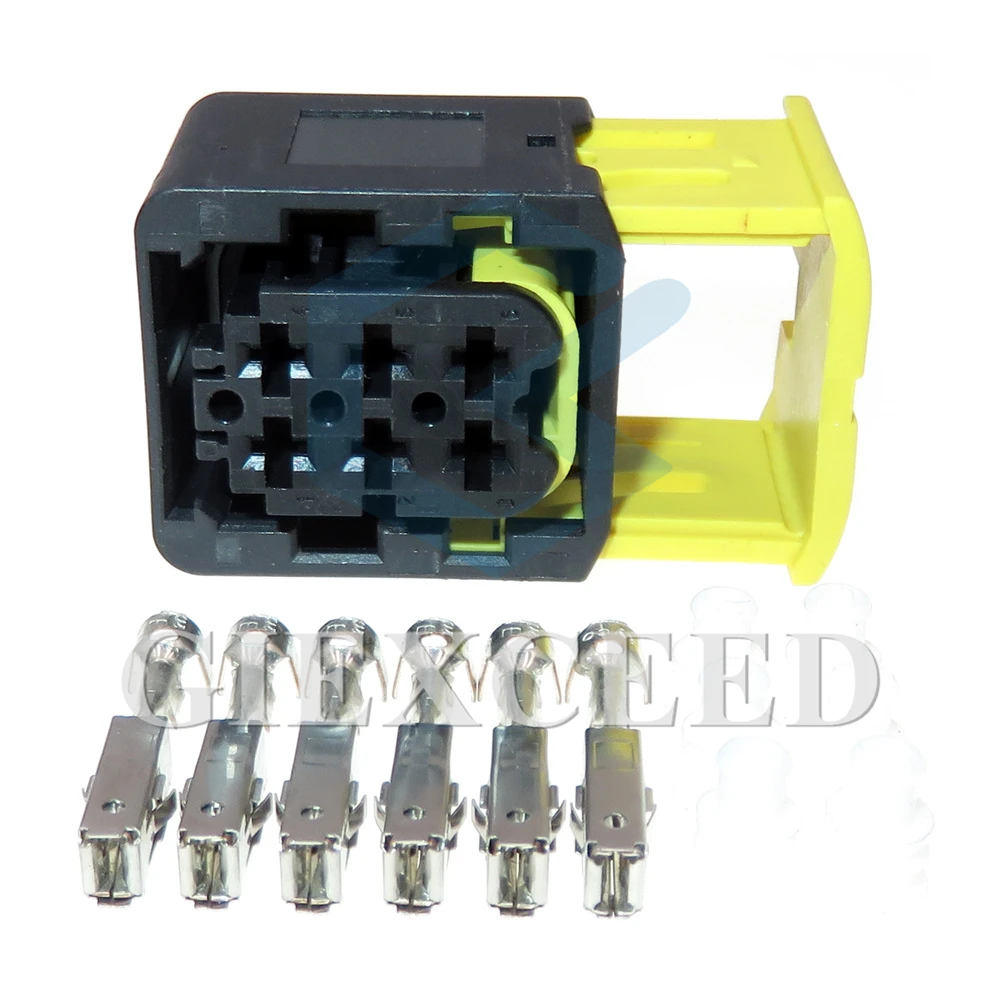 1 Set 6 Pin 3.5 Series Black Car Cable Harness Plastic Housing AC Assembly Socket 1-1418437-1 Auto Parts Electrical Connector
1 Set 6 Pin 3.5 Series Black Car Cable Harness Plastic Housing AC Assembly Socket 1-1418437-1 Auto Parts Electrical Connector