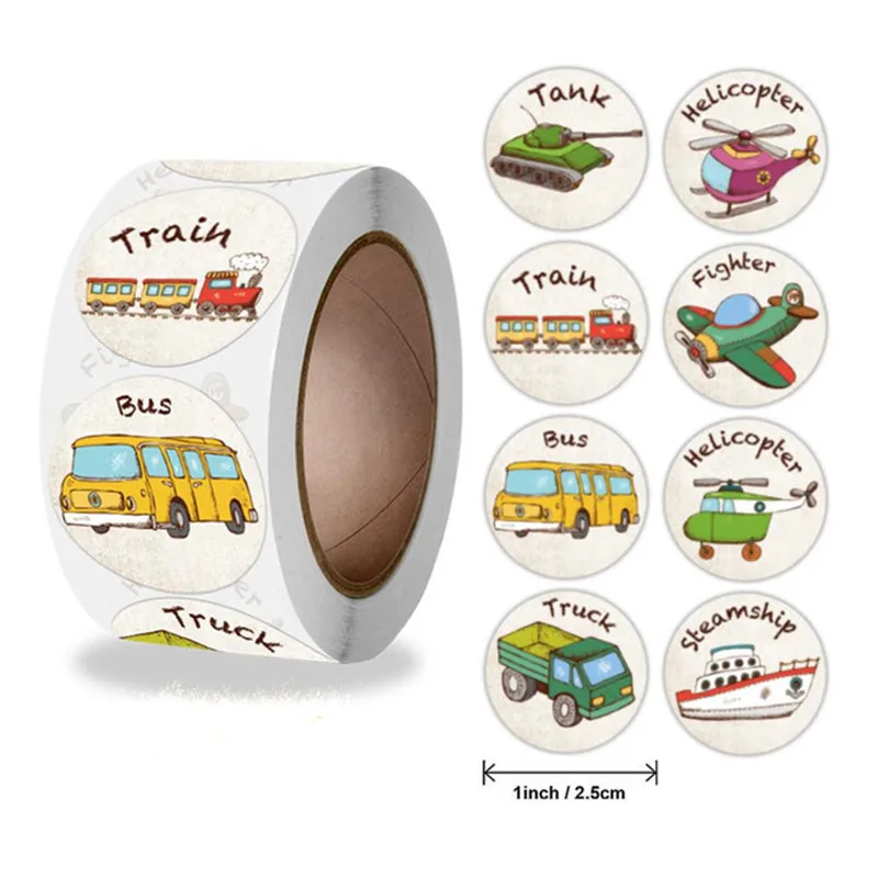 NEW Stationery Sticker 500 Pcs/roll 2.5cm /1inch Construction Car Birthday Party For Student Children Logo Stickers Custom
NEW Stationery Sticker 500 Pcs/roll 2.5cm /1inch Construction Car Birthday Party For Student Children Logo Stickers Custom
