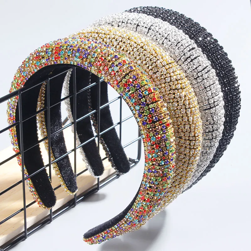 Womens Baroque Headband High-grade Hairband Colorful Rhinestone Headwrap Hair Band Hoop Headwear White Hair Bands Accessories
Womens Baroque Headband High-grade Hairband Colorful Rhinestone Headwrap Hair Band Hoop Headwear White Hair Bands Accessories