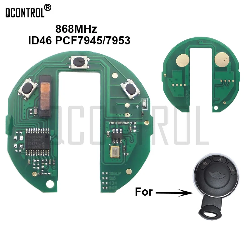 QCONTROL Car Remote Control Smart Key Circuit Board 868MHz for BMW MINI COOPER S ONE D CLUBMAN COUNTRYMAN CABRIO Car
QCONTROL Car Remote Control Smart Key Circuit Board 868MHz for BMW MINI COOPER S ONE D CLUBMAN COUNTRYMAN CABRIO Car