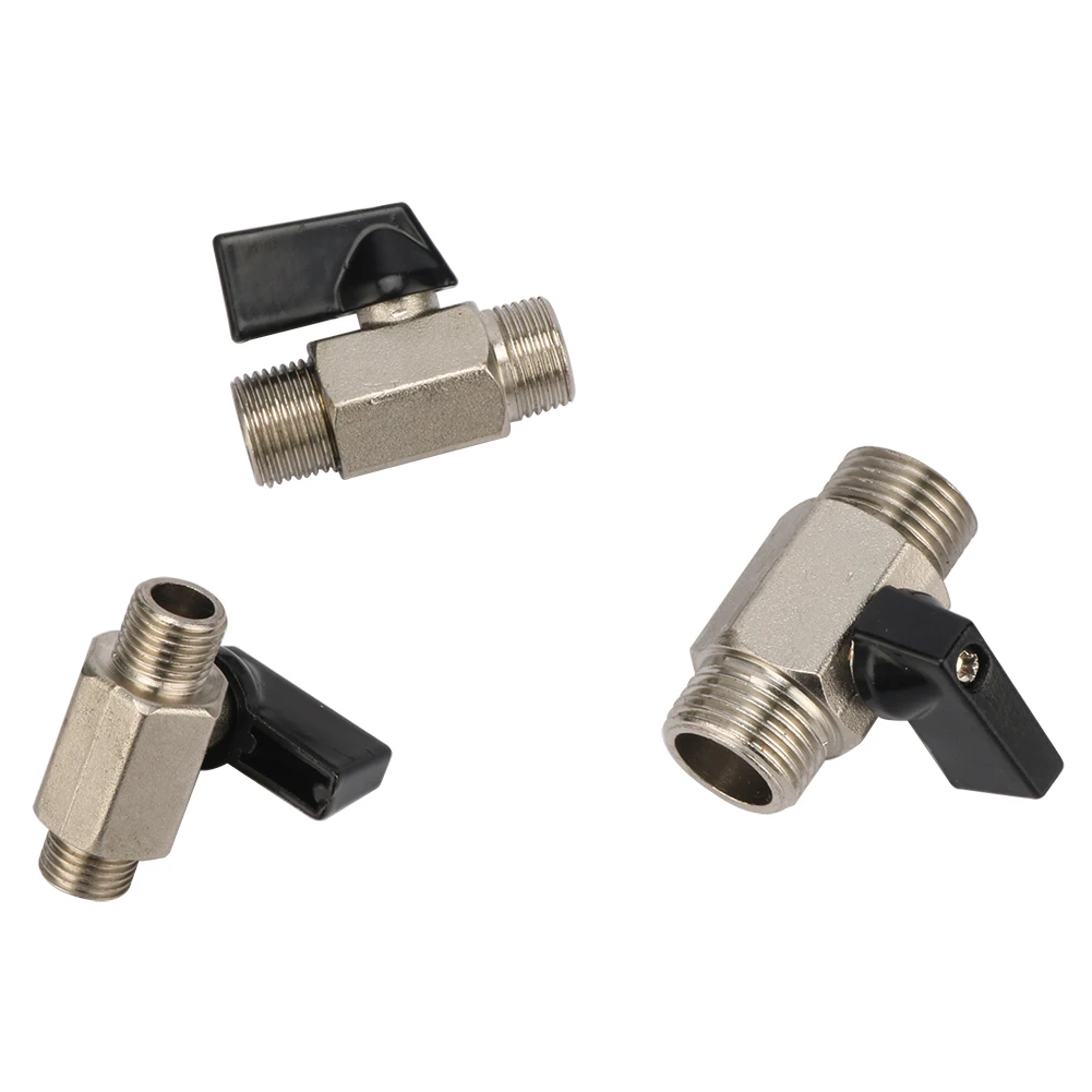 1/4" 3/8" 1/2" Male Thread Brass Ball Valve Water Gas Oil Shut Off Valve High Temperature Pipe Fitting Garden Tools
1/4" 3/8" 1/2" Male Thread Brass Ball Valve Water Gas Oil Shut Off Valve High Temperature Pipe Fitting Garden Tools