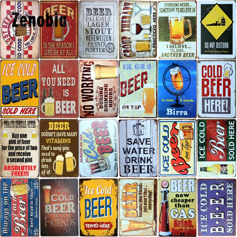 Classic Beer Retro Metal Tin Sign Bar Pub Club Decoration Vintage Plaque Beer Metal Posters Tin Plate Wall Stickers Home Decor
Classic Beer Retro Metal Tin Sign Bar Pub Club Decoration Vintage Plaque Beer Metal Posters Tin Plate Wall Stickers Home Decor