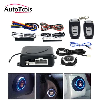 자동 차 원격 제어를 가진 1 개의 시작 정지 엔진 시스템 12V SUV autostart를위한 차 PKE 열쇠가없는 입장 시작 체계 열려있는 간선