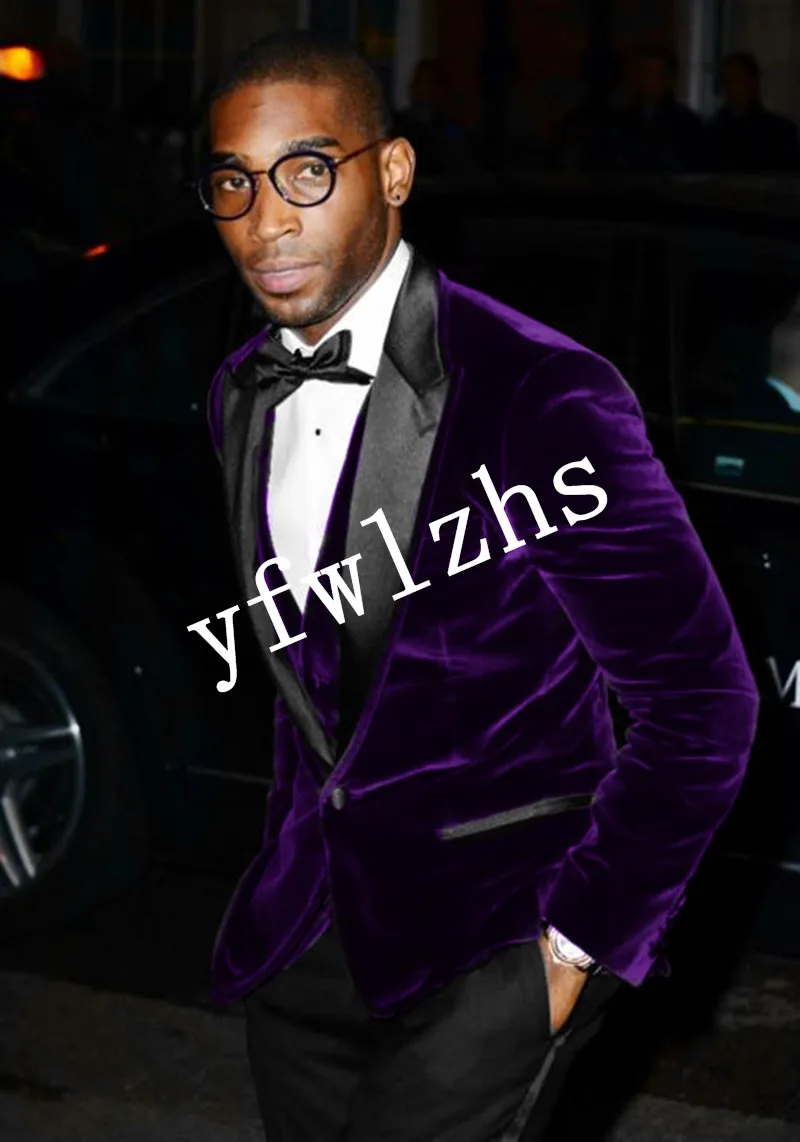 New Arrival Velveteen Groomsmen Peak Lapel Groom Tuxedos Men Suits Wedding/Prom Best Man Blazer ( Jacket+Pants+Vest+Tie) B277
New Arrival Velveteen Groomsmen Peak Lapel Groom Tuxedos Men Suits Wedding/Prom Best Man Blazer ( Jacket+Pants+Vest+Tie) B277