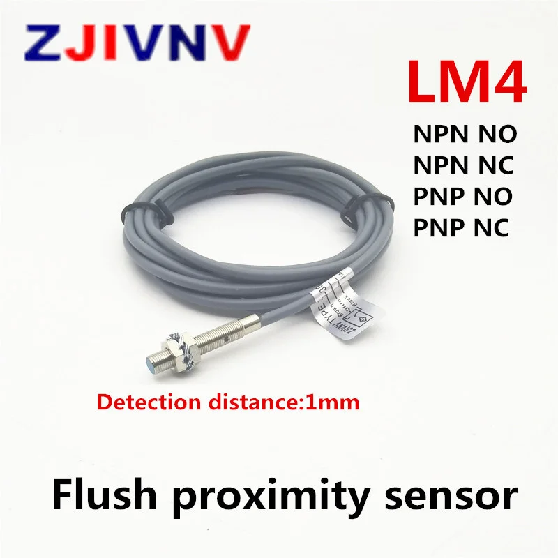 5pcs/lot 4MM NPN/PNP NO/NC Flush Metal Inductive Proximity Switch with 1.5m Length Cable Sensor Switch 3 Wires Detection1mm
5pcs/lot 4MM NPN/PNP NO/NC Flush Metal Inductive Proximity Switch with 1.5m Length Cable Sensor Switch 3 Wires Detection1mm