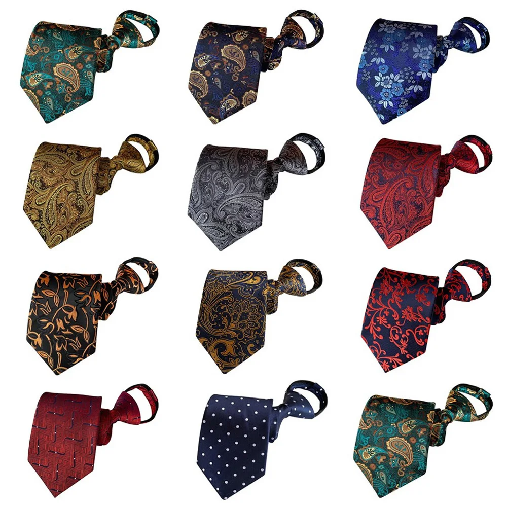Men Classic Flower Paisley 8CM Wide Zipper Neckties Pre-tied Wedding Party Ties BWTHZ0381
Men Classic Flower Paisley 8CM Wide Zipper Neckties Pre-tied Wedding Party Ties BWTHZ0381