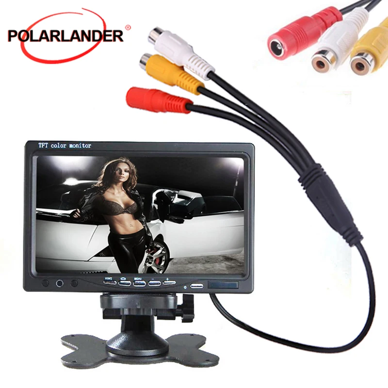 Color TFT LCD with 2 Channels Video LCD digital screen 7 inch car monitor auto monitor for parking assistance camera FOR SALE
Color TFT LCD with 2 Channels Video LCD digital screen 7 inch car monitor auto monitor for parking assistance camera FOR SALE