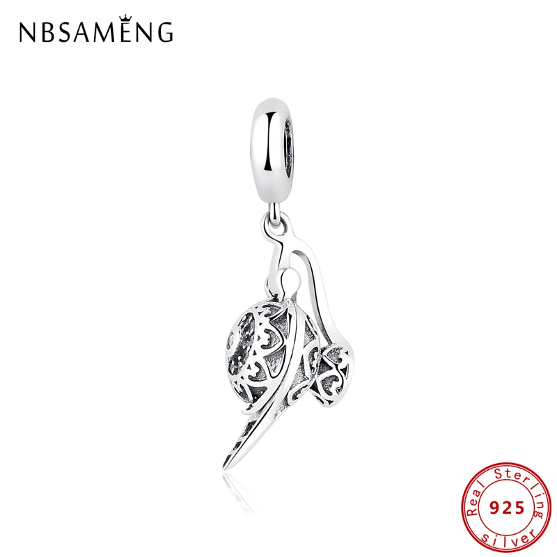 Original 100% 925 Sterling Silver Beads Lamp Pendant Pave CZ Bead Charms Fit Pandora Bracelets Necklaces Women Jewelry Gifts
Original 100% 925 Sterling Silver Beads Lamp Pendant Pave CZ Bead Charms Fit Pandora Bracelets Necklaces Women Jewelry Gifts