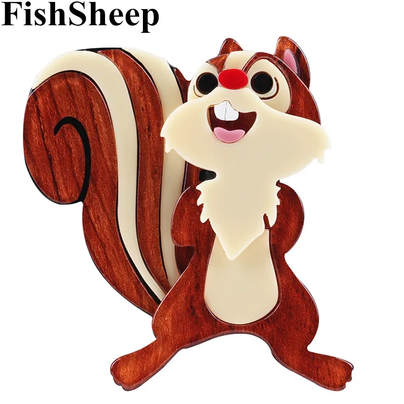 FishSheep New Lovely Squirrel Acrylic Brooches Big Resin Cute Animal Brooch Pins For Women Clothes Scarf Accessories Lady Gift
FishSheep New Lovely Squirrel Acrylic Brooches Big Resin Cute Animal Brooch Pins For Women Clothes Scarf Accessories Lady Gift