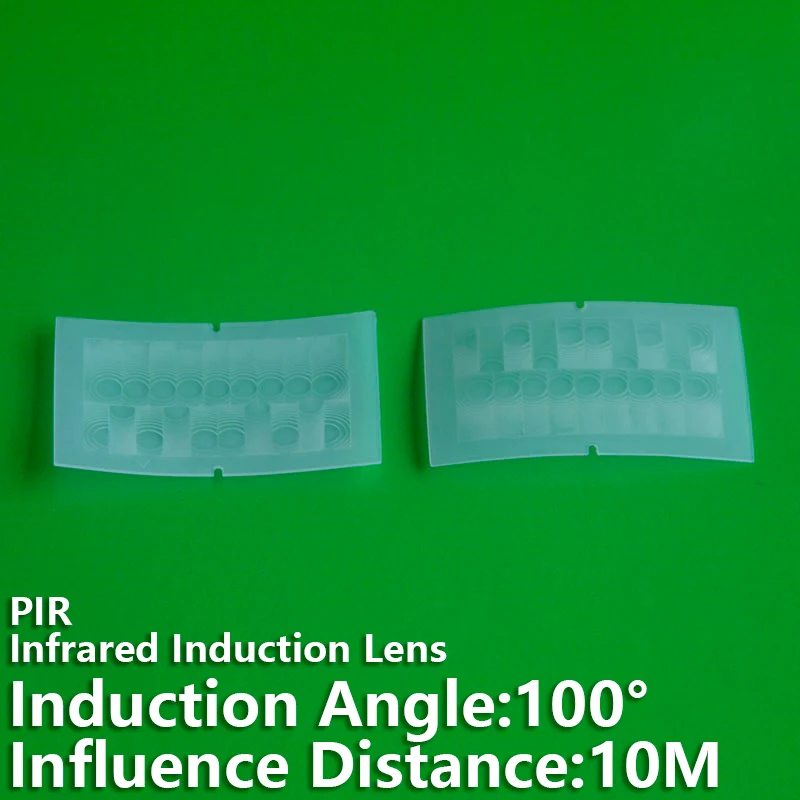 Fresnel lens Infrared induction 100° induction angle 10M distance PIR lens high sensitivity Infrared sensing of human body
Fresnel lens Infrared induction 100° induction angle 10M distance PIR lens high sensitivity Infrared sensing of human body