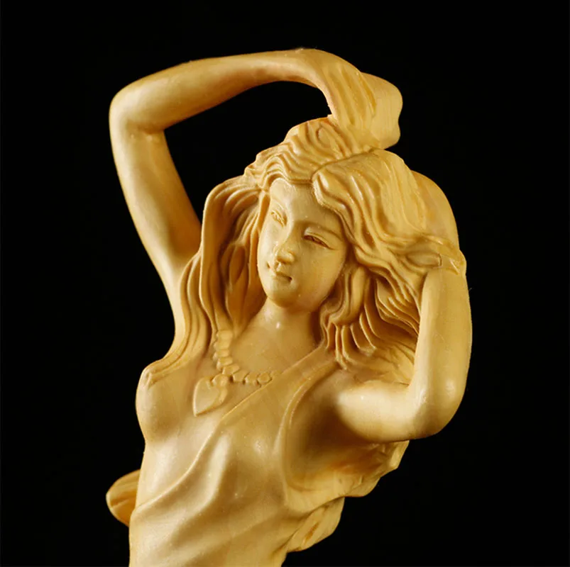 XS488- 20 CM Tall Beautiful Lady Girl Boxwood Sculpture Dancing Beauty Wood Carving Statue Collection Ornaments
XS488- 20 CM Tall Beautiful Lady Girl Boxwood Sculpture Dancing Beauty Wood Carving Statue Collection Ornaments
