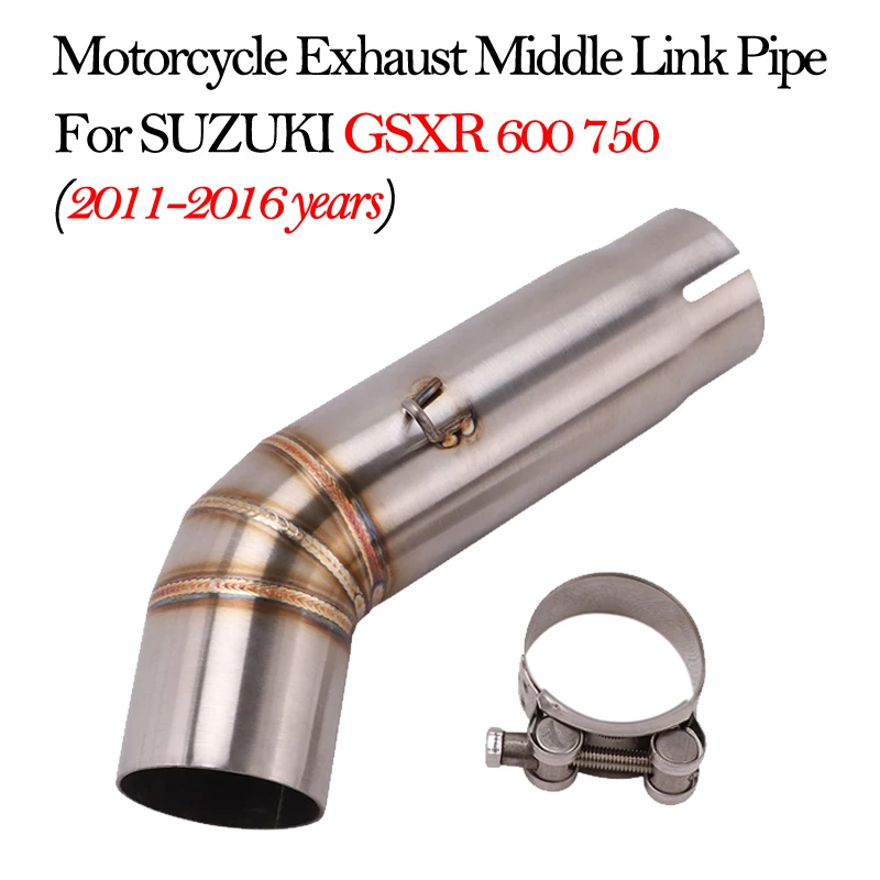 Motorcycle Exhaust Connection Middle Link Pipe For SUZUKI GSXR 600 GSXR 750 2011-2016 Years Escape Moto Modified Muffler Slip On
Motorcycle Exhaust Connection Middle Link Pipe For SUZUKI GSXR 600 GSXR 750 2011-2016 Years Escape Moto Modified Muffler Slip On