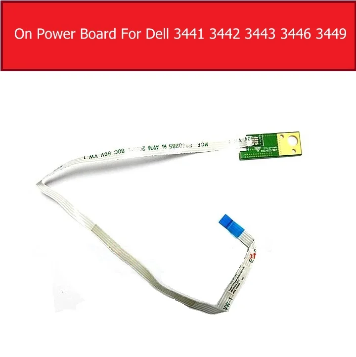 Genuine On/off Power Board for Dell dell 3441 3442 3443 3449 3446 Power Button Board with Cable Replacement
Genuine On/off Power Board for Dell dell 3441 3442 3443 3449 3446 Power Button Board with Cable Replacement