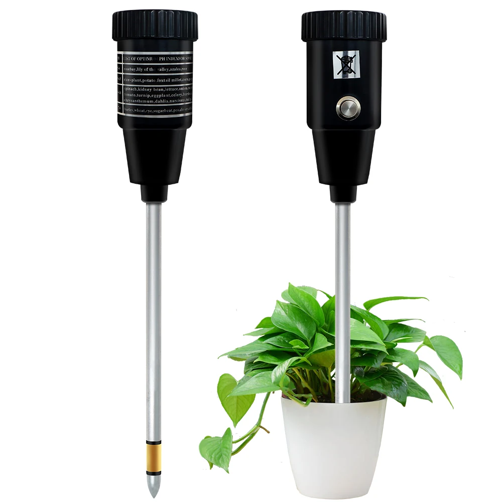 Handheld Soil pH Tester pH & Moisture Meter with 295mm Long Electrode Probe Waterproof Soil Tester Soil Plant Tester
Handheld Soil pH Tester pH & Moisture Meter with 295mm Long Electrode Probe Waterproof Soil Tester Soil Plant Tester