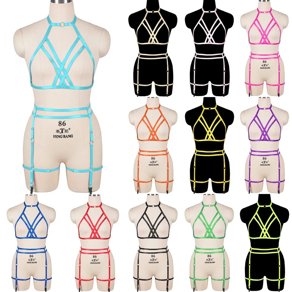 Harness For Women Hollow Cage Bra Fetish Sexy Lingerie Set Sword Belt Waist Suspender Rave Wear Outfit Punk Gothic Style Erotic
Harness For Women Hollow Cage Bra Fetish Sexy Lingerie Set Sword Belt Waist Suspender Rave Wear Outfit Punk Gothic Style Erotic