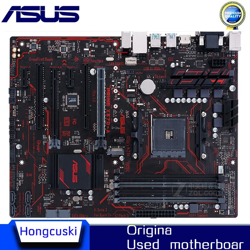 For ASUS PRIME X370-A Used original motherboard Socket AM4 DDR4 X370 Desktop Motherboard
For ASUS PRIME X370-A Used original motherboard Socket AM4 DDR4 X370 Desktop Motherboard